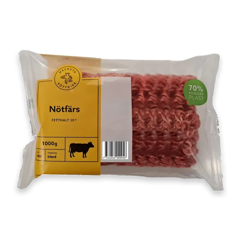 Nötfärs Färsk 20% 1kg