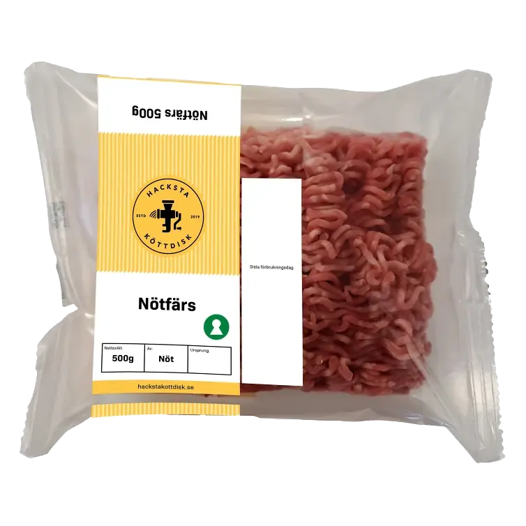 Nötfärs Färsk 5% 500g