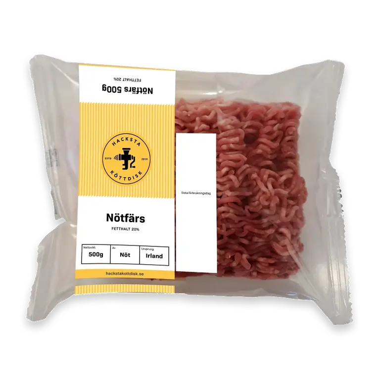 Nötfärs Färsk 500g