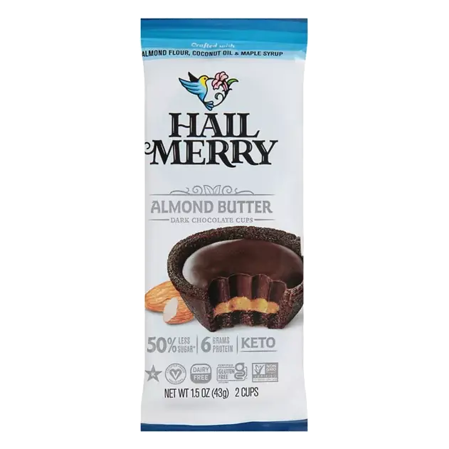 Almond Butter Dark Chocolate Cups