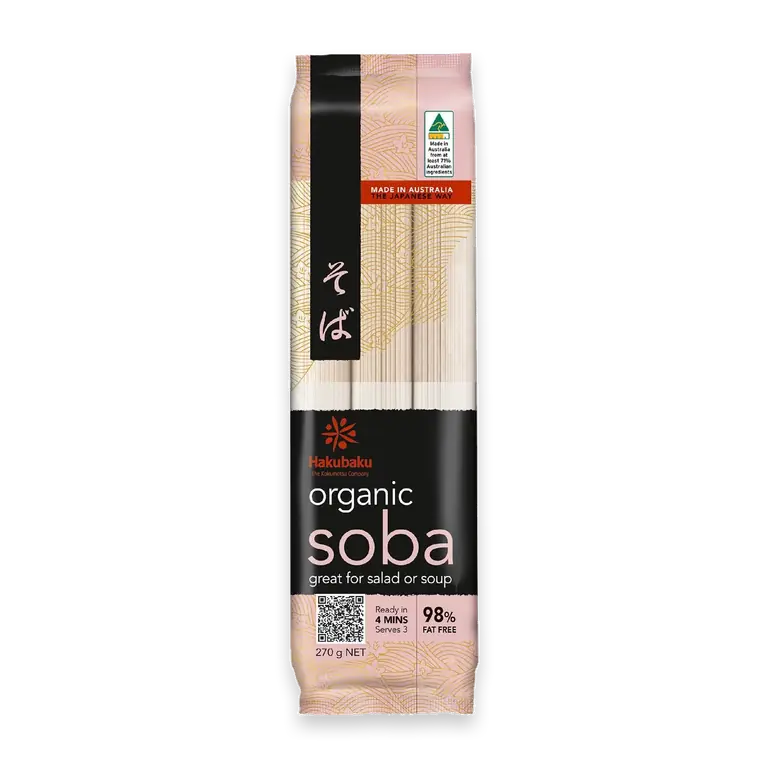 Organic Japanese Soba Buckwheat Noodles 98% Ff