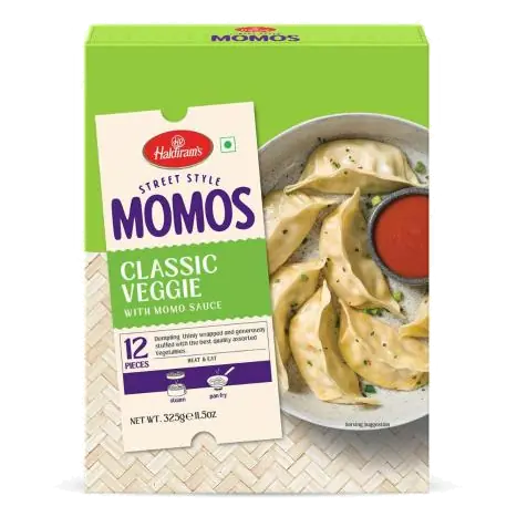 Street Style Classic Veggie Momos 12 Pieces