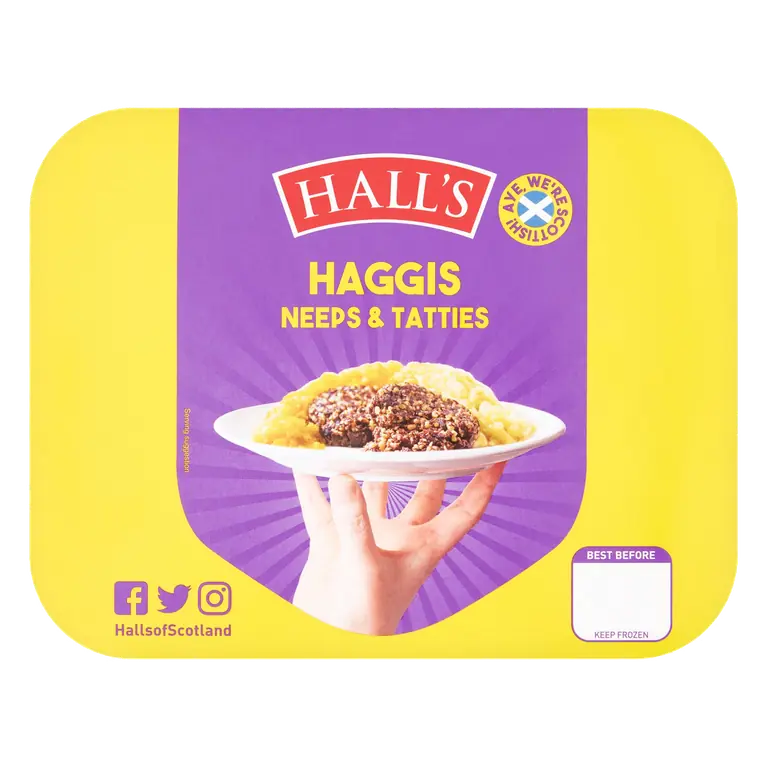 Hall's Haggis Neeps & Tatties 400g