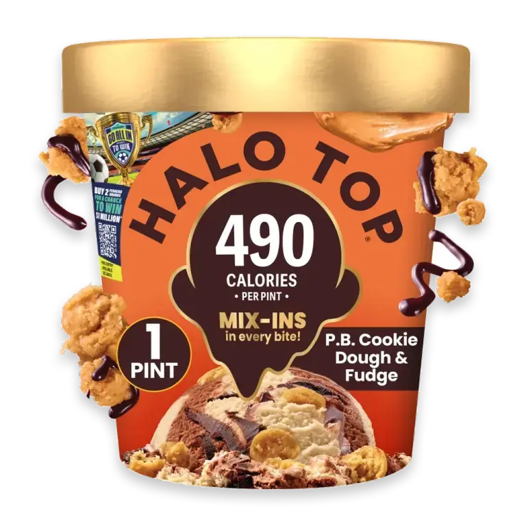 P.B. Cookie Dough and Fudge Light Ice Cream