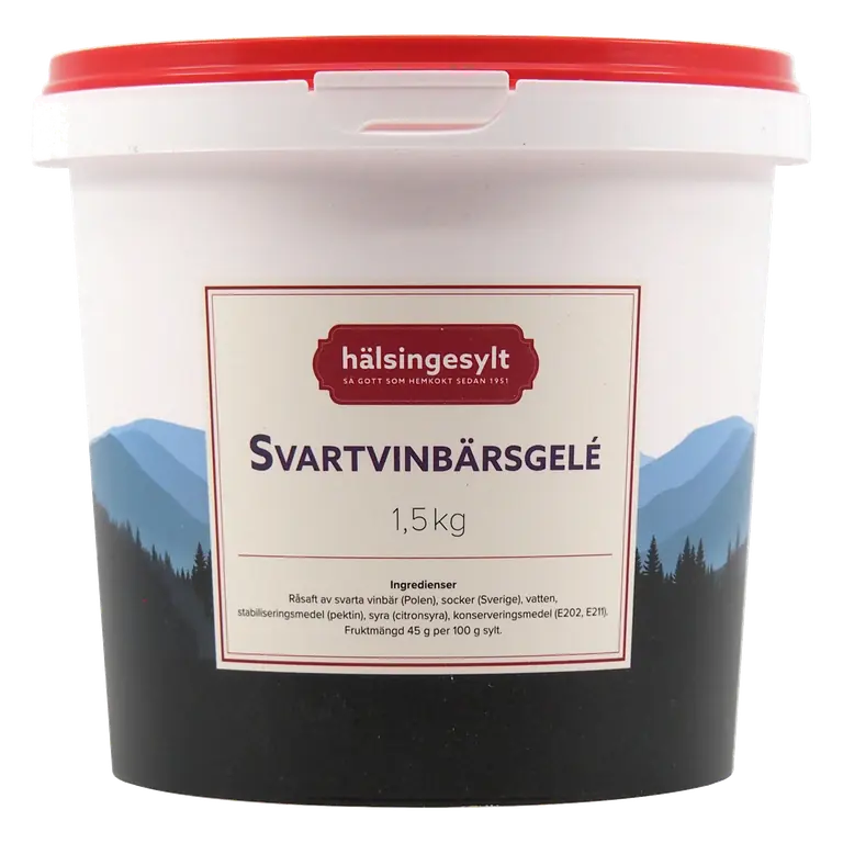 Svartvinbärs Gelé