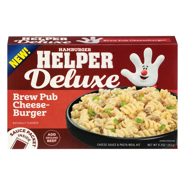 Hamburger Helper Deluxe Brew Pub Cheese-Burger