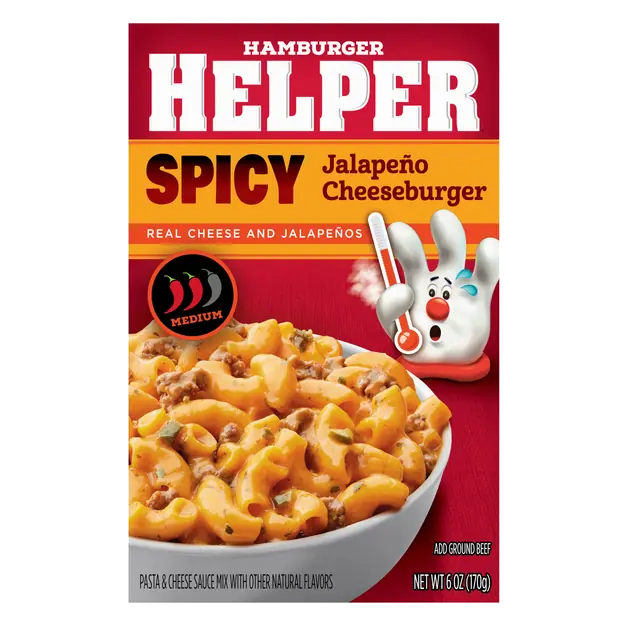 Med Spicy Jalapeno Cheeseburger Pasta & Cheese Sauce Mix