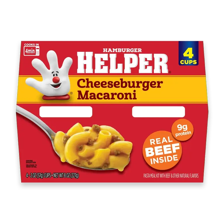 Pasta Cheeseburger Macaroni Microwave Cup