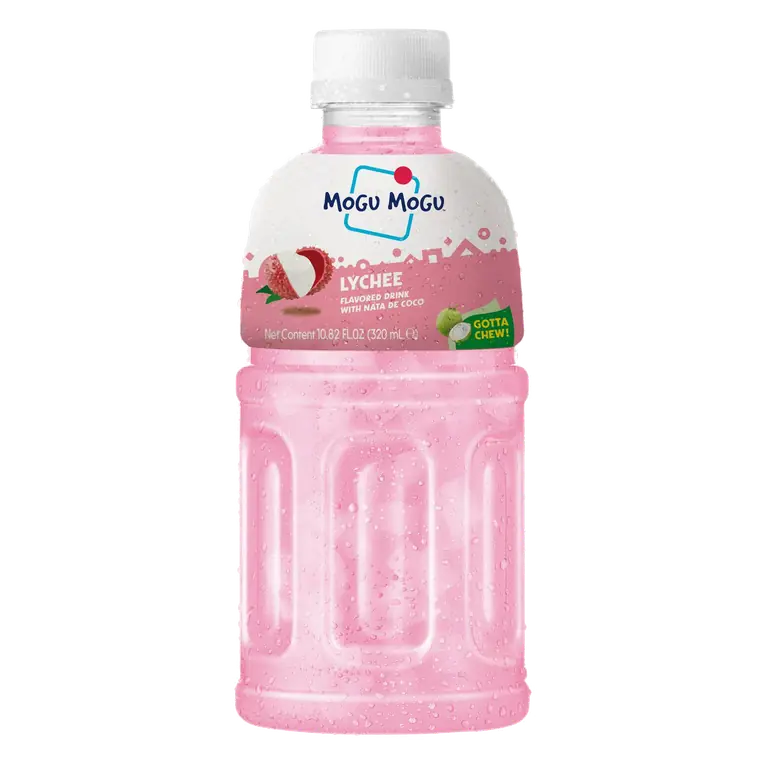 Mogu Mogu Lychee Flavored Drink with Nata de Coco 320ml