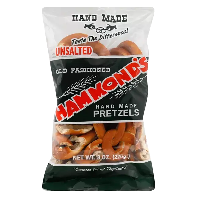 Pretzels, Handmade, Unsalted, Old Fashioned
