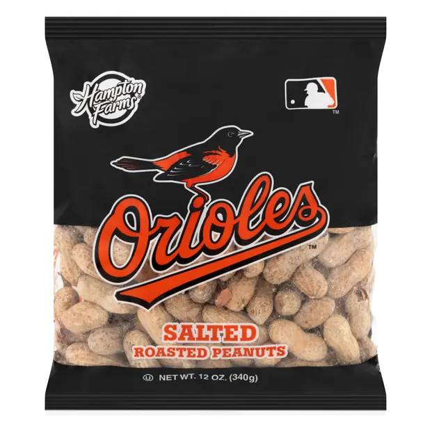 Baltimore Orioles Roasted Peanuts Salted