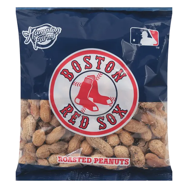 Boston Red Sox Peanuts Roasted No Salt In-Shell