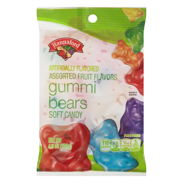Assorted Fruit Gummi Bears