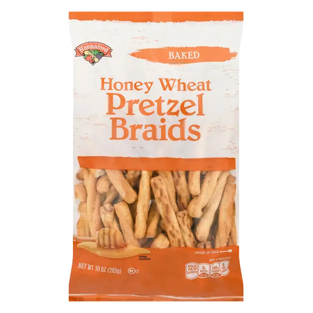 Baked Honey Wheat Pretzel Braids