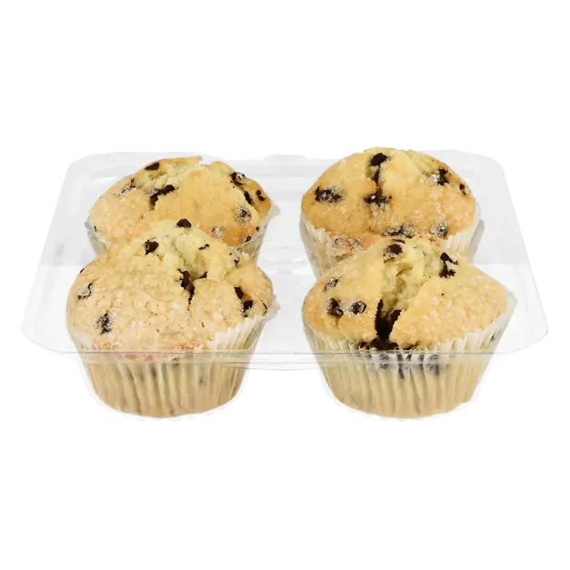 Bakery Chocolate Chip Muffins - 4 ct