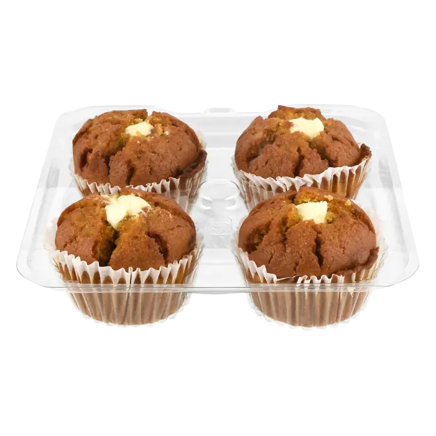 Bakery Cream Cheese Filled Pumpkin Muffins - 4 ct