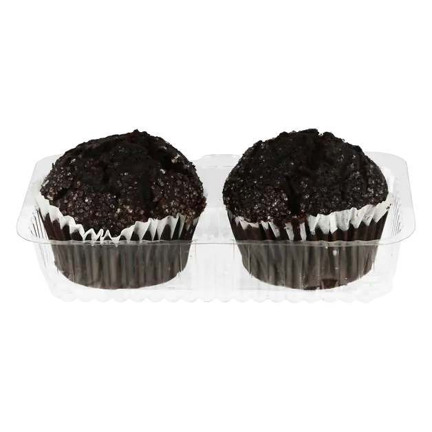 Bakery Double Dutch Chocolate Muffins - 2 ct
