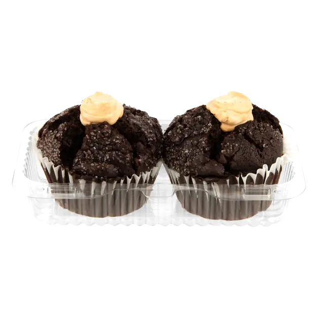 Bakery Double Dutch Peanut Butter Filled Muffins - 2 ct