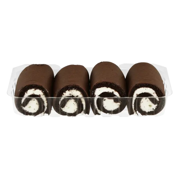 Bakery Jr Chocolate Swiss Rolls - 4 ct
