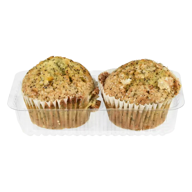 Bakery Lemon Poppy Muffins - 2 ct