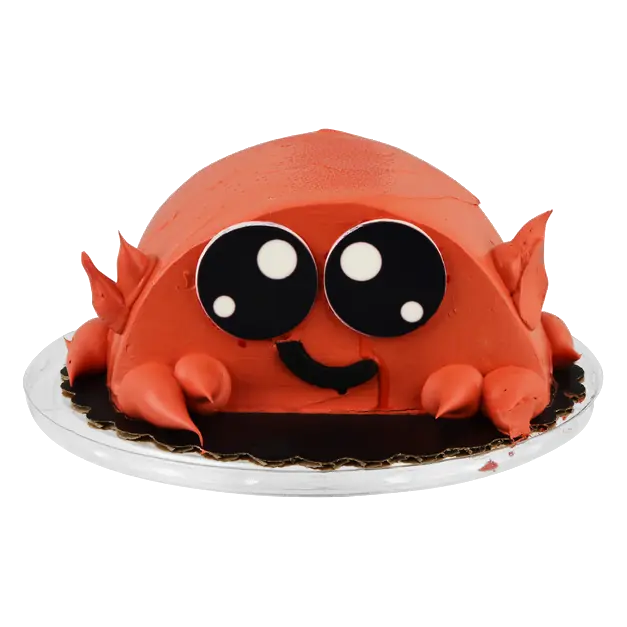 Bakery Mini Marble Cake with Vanilla Frosting Crab