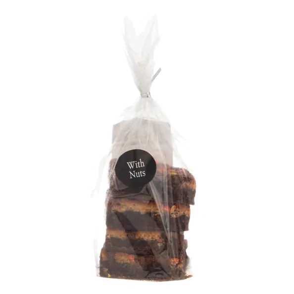 Bakery Peanut Butter Swirl Brownies with Nuts - 4 ct