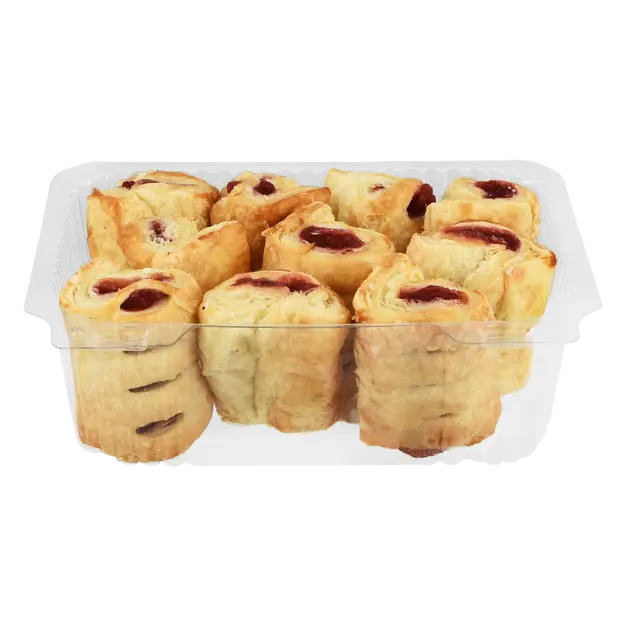Bakery Sugared Raspberry Strudel Bites