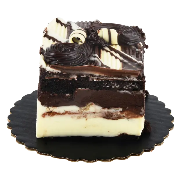 Bakery Triple Chocolate Tiger Cake Square