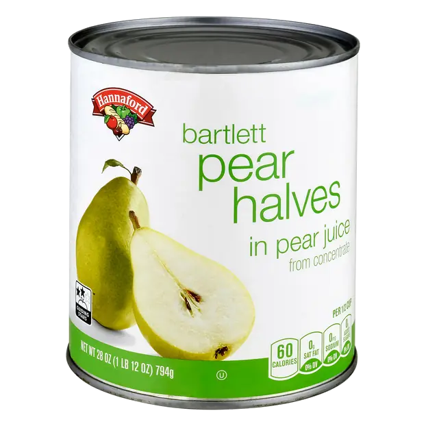 Bartlett Pear Halves in Juice