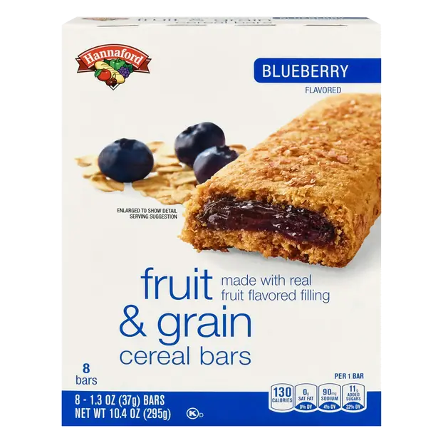 Blueberry Fruit & Grain Cereal Bars - 8 ct