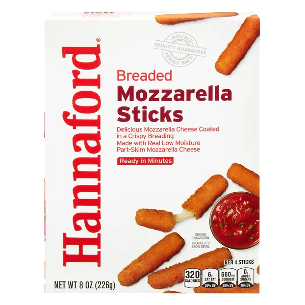 Breaded Mozzarella Sticks Frozen