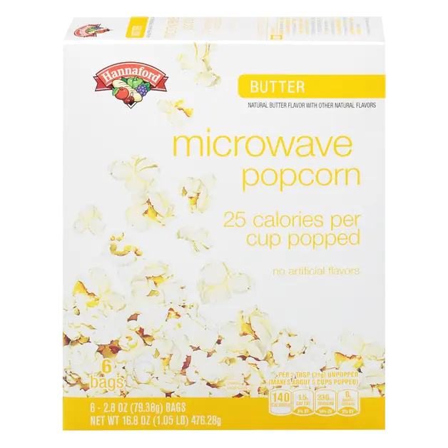Butter Microwave Popcorn - 6 ct