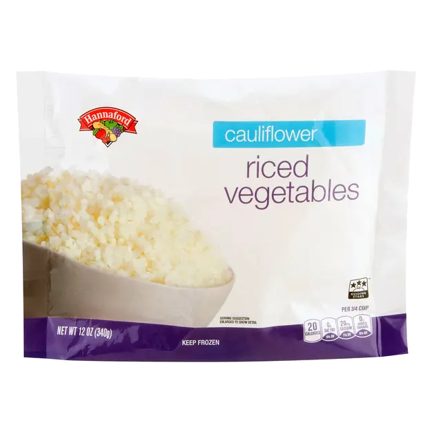 Cauliflower Riced Vegetables Frozen