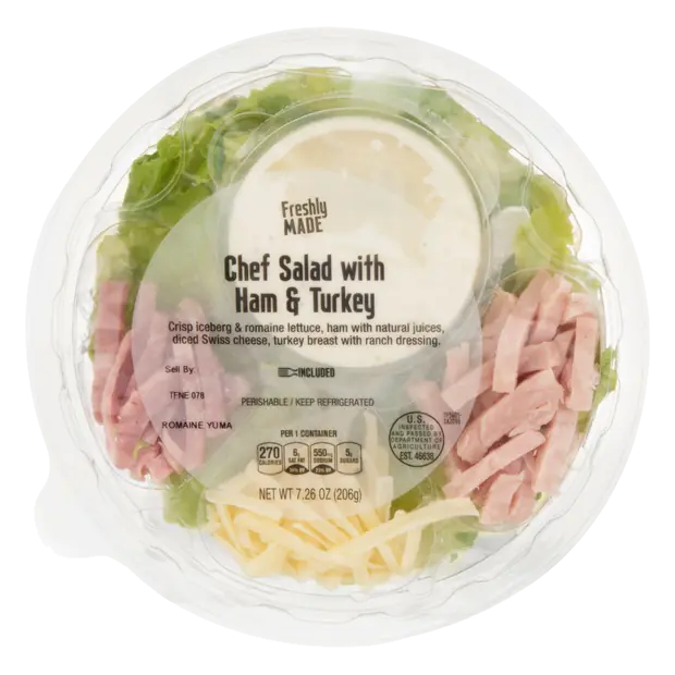 Chef Salad with Ham & Turkey