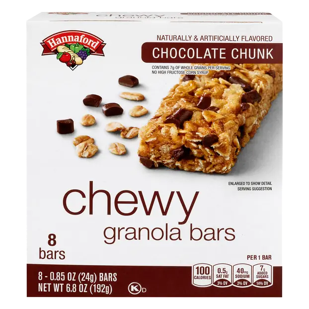 Chewy Chocolate Chunk Granola Bars - 8 ct