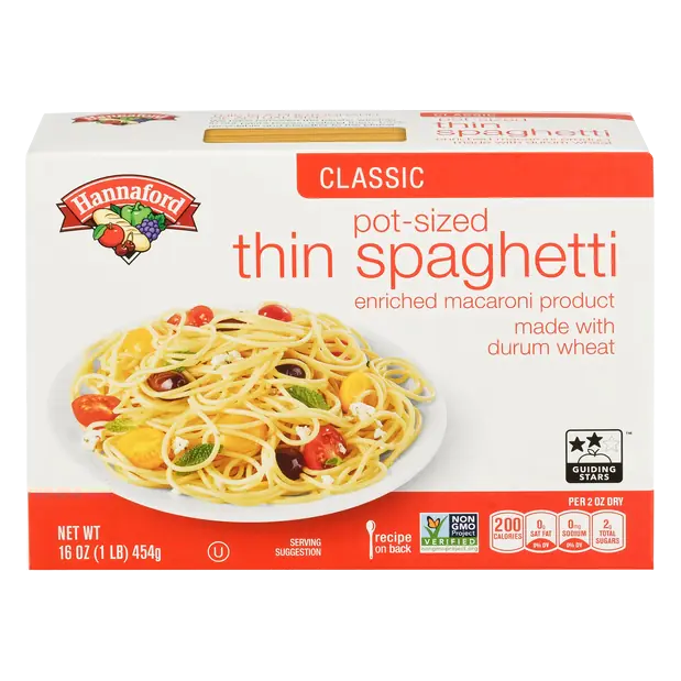 Classic Pot-Sized Thin Spaghetti Pasta