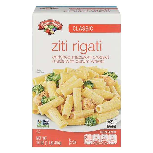 Classic Ziti Rigati Pasta