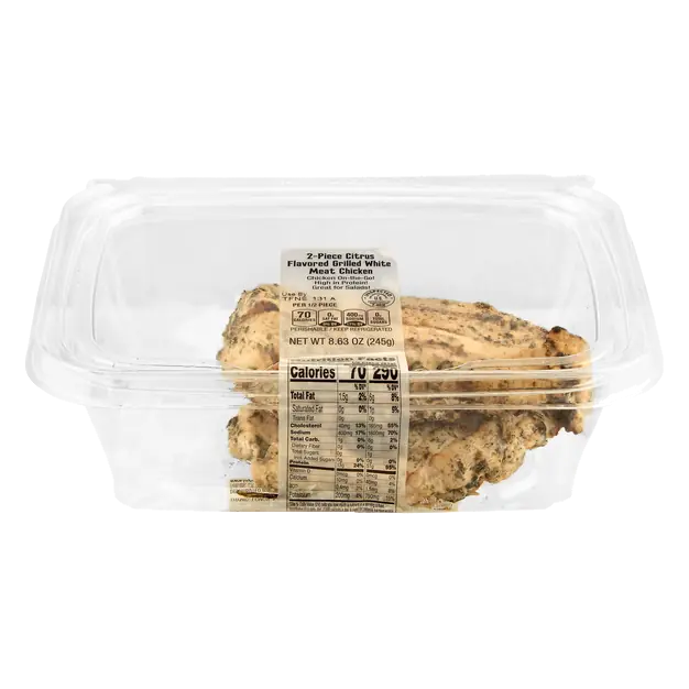 Deli Citrus Flavored Grilled White Meat Chicken - 2 ct