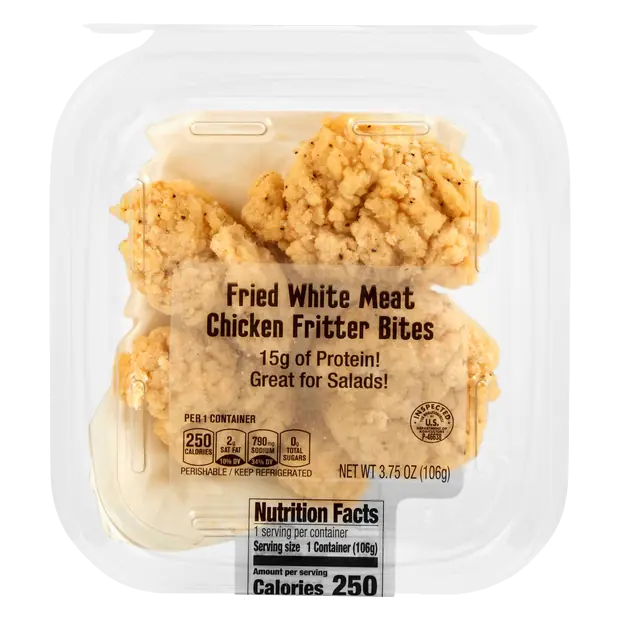 Deli Fried White Meat Chicken Fritter Bites