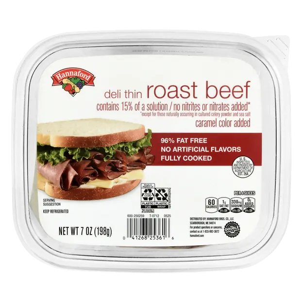 Deli Roast Beef Thin Sliced