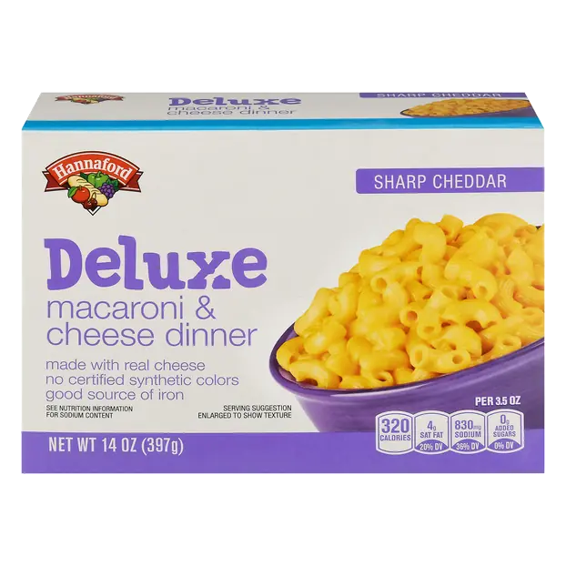 Deluxe Sharp Cheddar Macaroni & Cheese Dinner