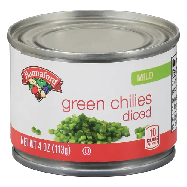 Diced Mild Green Chilies
