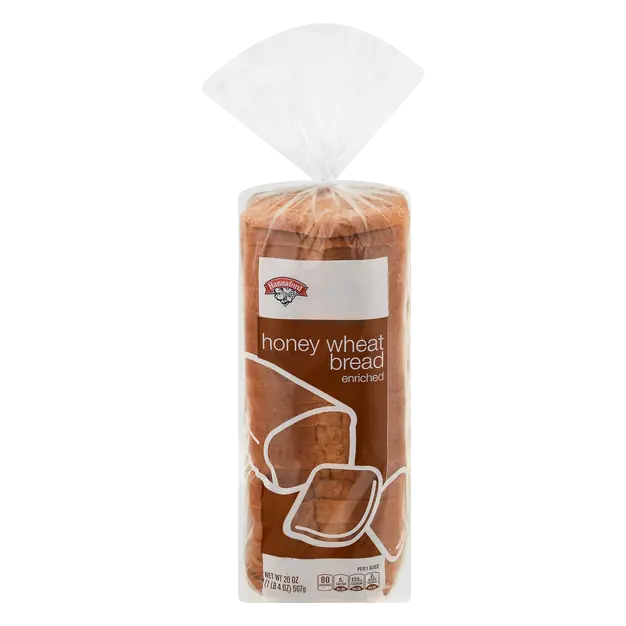 Enriched Honey Wheat Bread Sliced