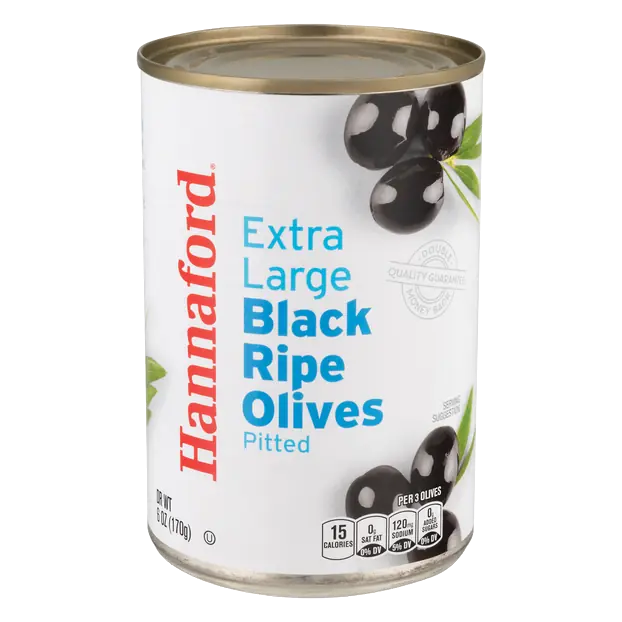 Extra Large Pitted Black Olives