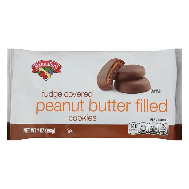 Fudge Covered Peanut Butter Filled Cookies