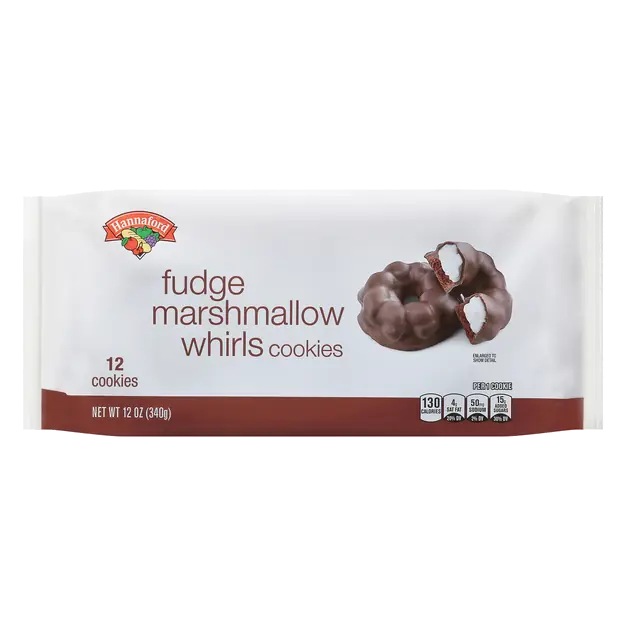Fudge Marshmallow Whirls Cookies - 12 ct