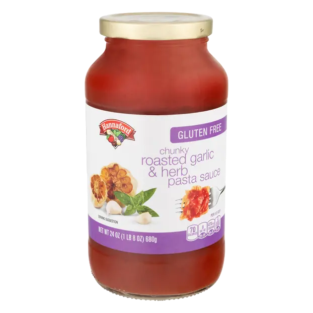 Gluten Free Chunky Roasted Garlic & Herb Pasta Sauce