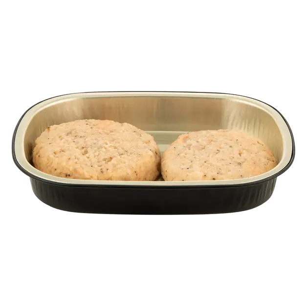 Grab & Go Light Seasoned Salmon Burgers - 2 ct