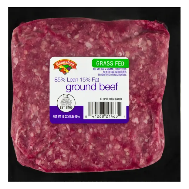 Grass-fed 85% Lean 15% Fat Ground Beef Fresh