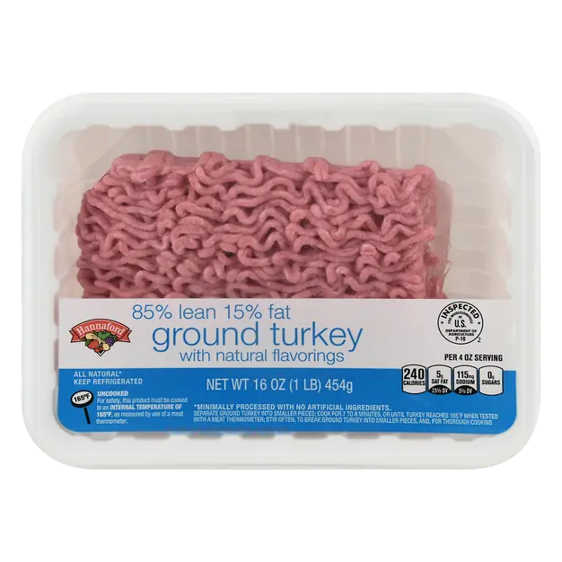Ground Turkey 85% lean 15% fat